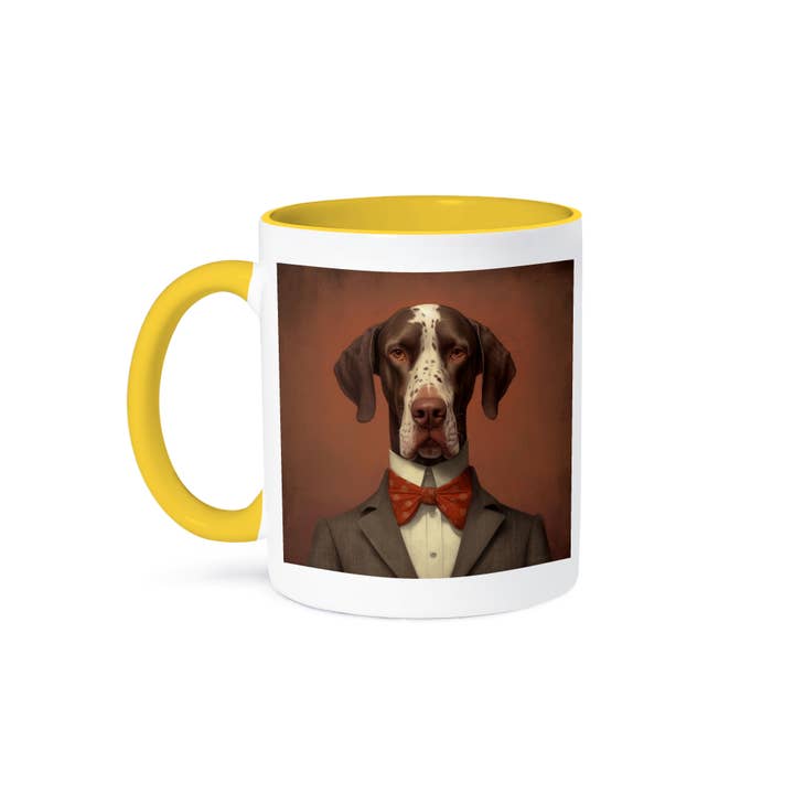 3dRose - Wholesale Coffee Mug - 3dRose, Traditional formal portrait of a German Shorthaired Pointer, Mug