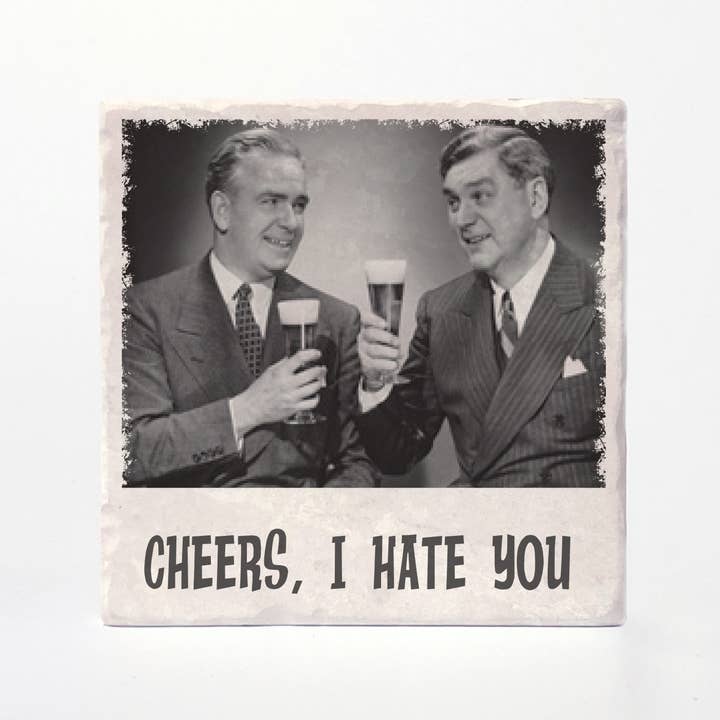 Versatile Coasters Canada - Wholesale Coasters - Retro Drunk Guys Coasters1
