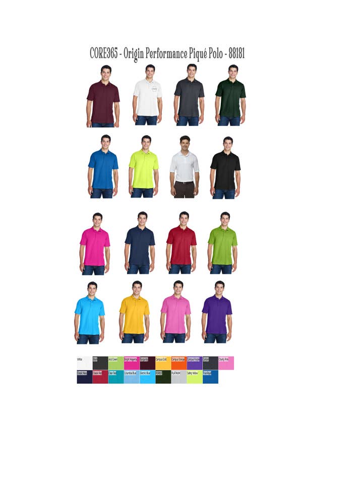 One Nine - Vendita all'ingrosso Polo - Uomo - Polo personalizzato - Polo personalizzate con stampa per aziende9