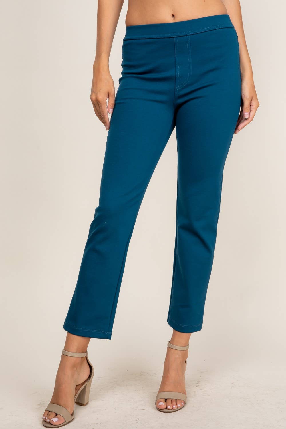 A.gain - Vente Pantalon – femme - 40068TQP353C7- PANTALON PONTE SUPER EXTENSIBLE GRANDE TAILLE4