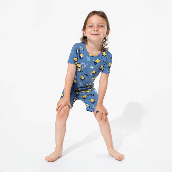 Set pigiama per bambini Minions AVL Bamboo per la vendita all'ingrosso da parte di Bellabu Bear