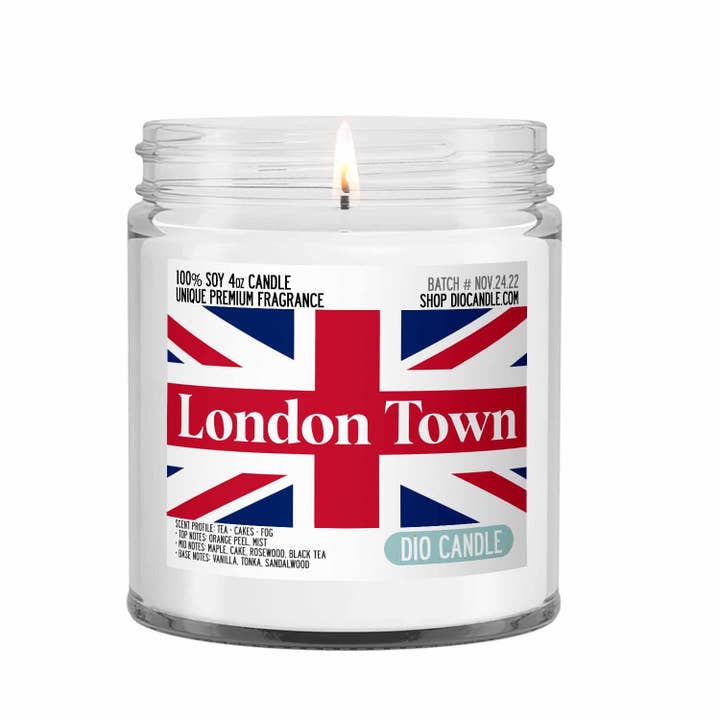 Dio Candle Company - Wholesale Jar/Filled Candle - London Candle