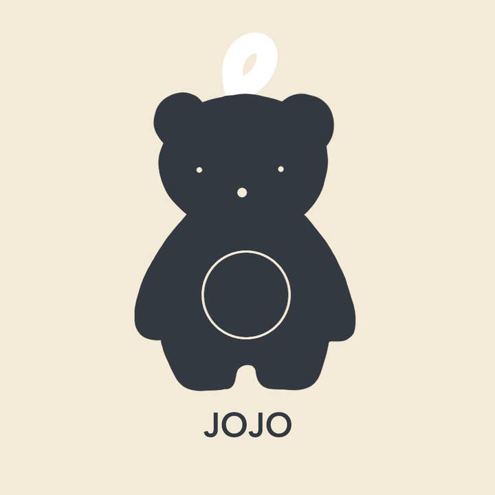 KMR Childwood - Wholesale Wood Toy - Kids - Wooden bear rattle - JOJO6