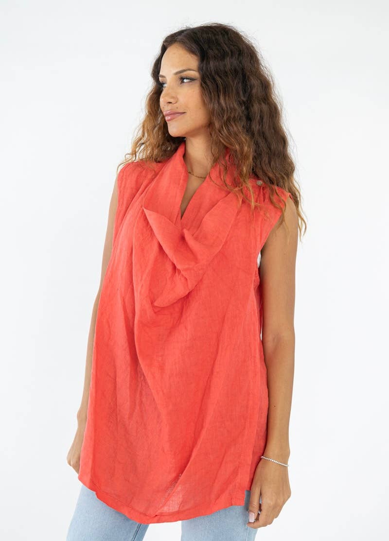 LINEN & COTTON HOUSE – Großhandel Oberbekleidungsweste – Damen – WESTE AUS LEINEN 5172 BESTSELLER FRÜHLINGS- UND SOMMERKLEIDUNG 7