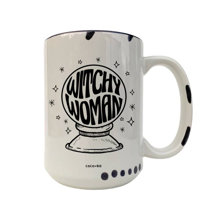 coco+bie designs - Wholesale Coffee Mug - Witchy Woman Mug - Witch, Crystal Ball, Goth, Mystical