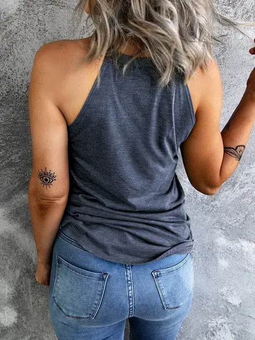 Lovesoft - Wholesale Tank Top - Women's - Customizable Solid Color Crew Neck Tank Top12