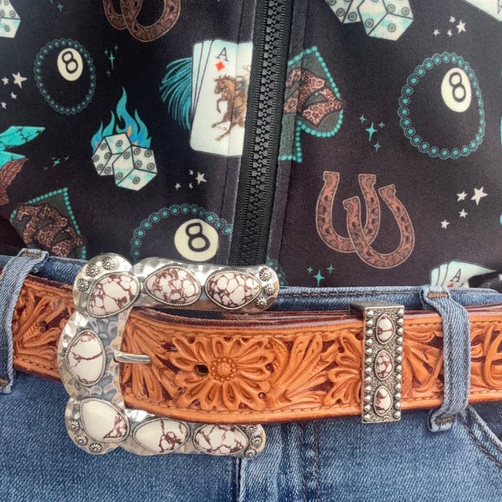 Sterling Kreek - Wholesale Belt Buckle - Women's - Buckle Up Belt Buckle White2