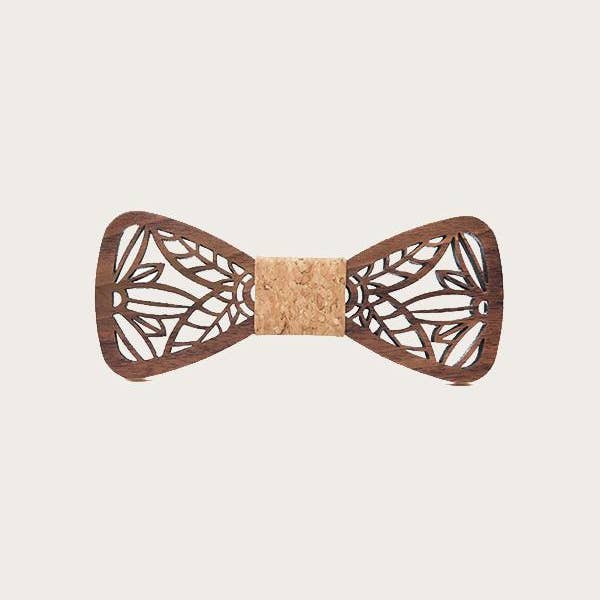 Wood&Chic - Wholesale Bow Tie - Men's - Men's Wooden Bow Tie - Hemlock2