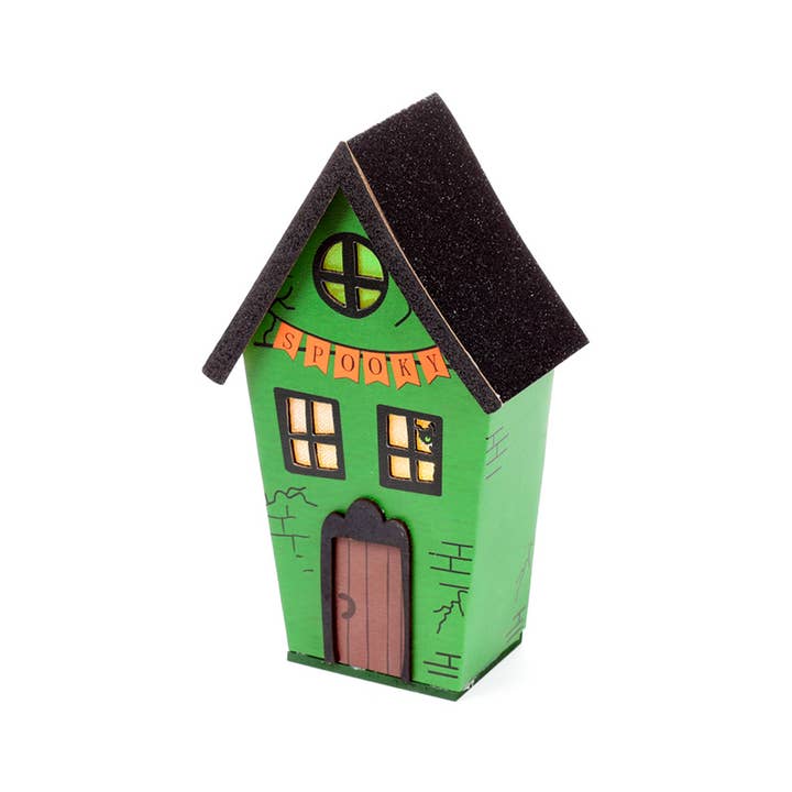 Puckator EU - Wholesale Ornament - Tall Spooky House Halloween LED Decoration2