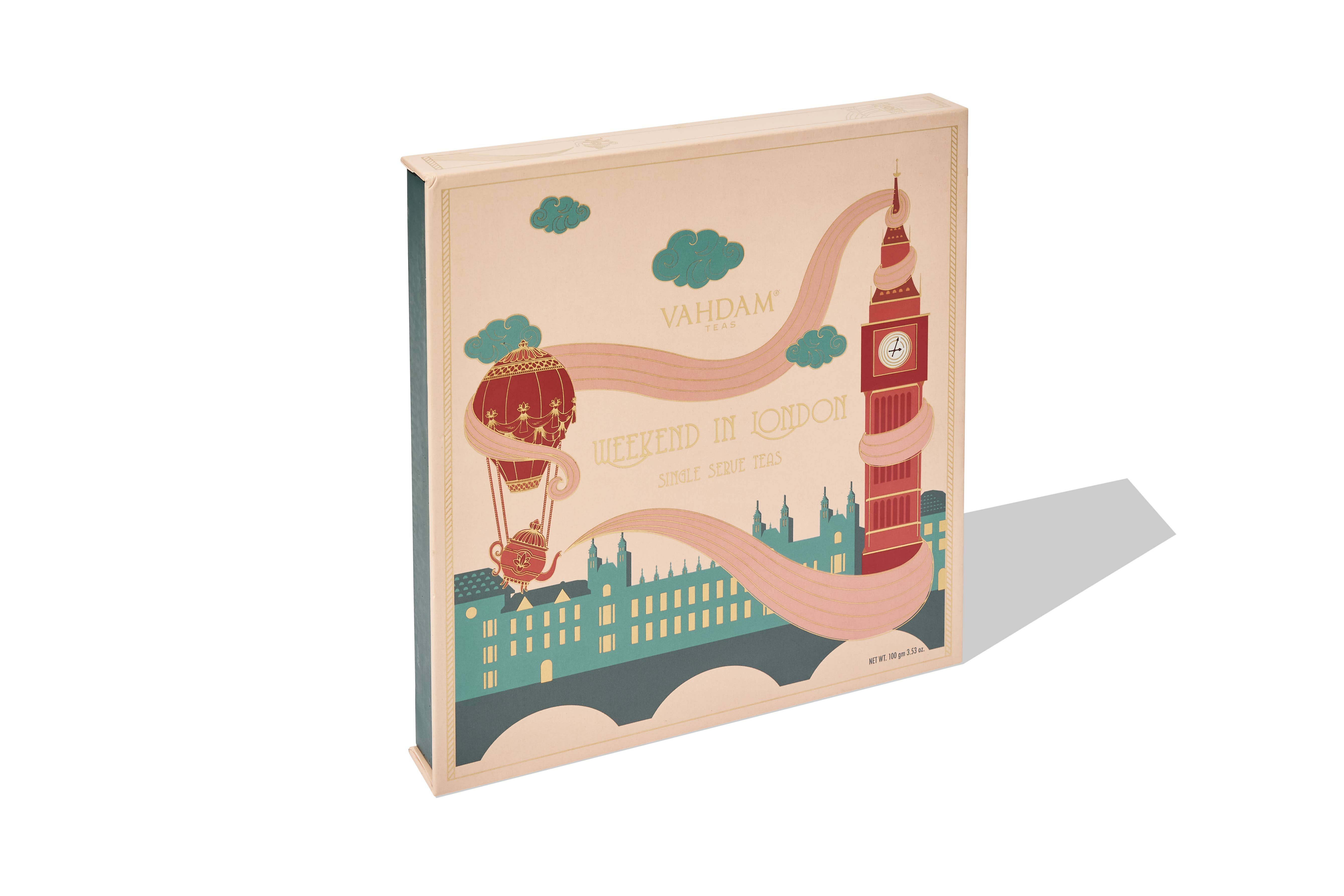 Vahdam Teas – Chá solto por atacado – Weekend em Londres - Caixa de Presente com 9 blends de chá a granel1