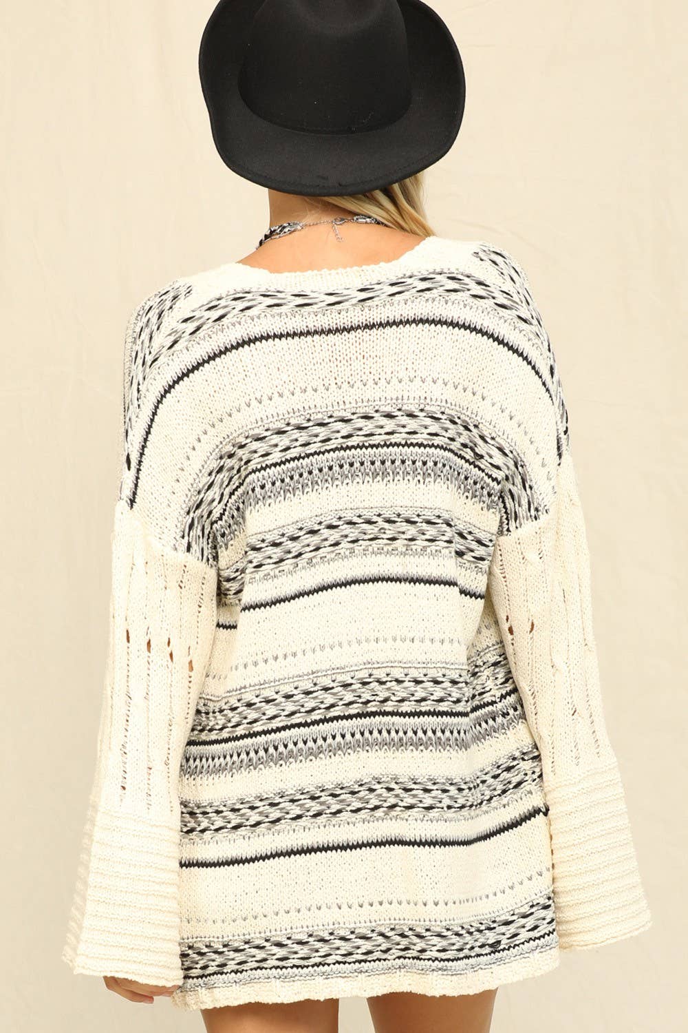 Grey Slouchy Drop-Shoulder Open Front Cardigan for wholesale on Faire6