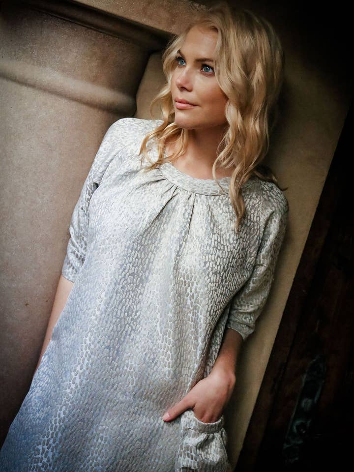 Nicole Dress - Silver for wholesale by Eliza Dee