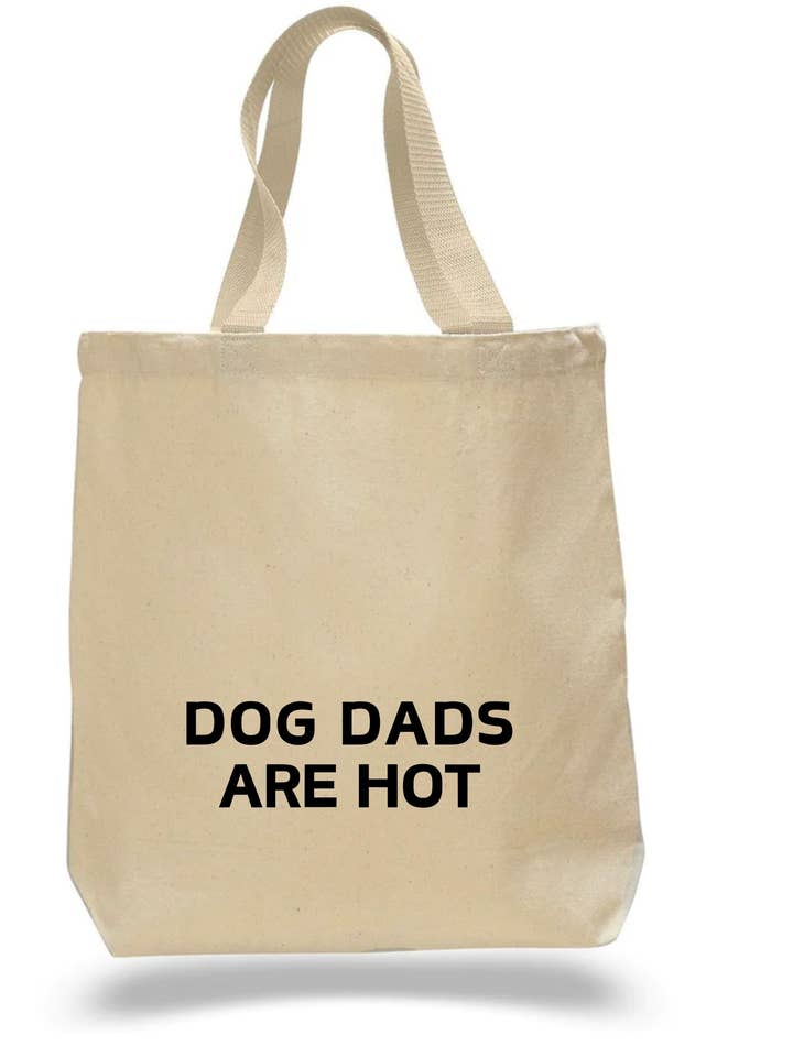 Dog Dads Are Hot Tote Bag for wholesale by BARK JAX