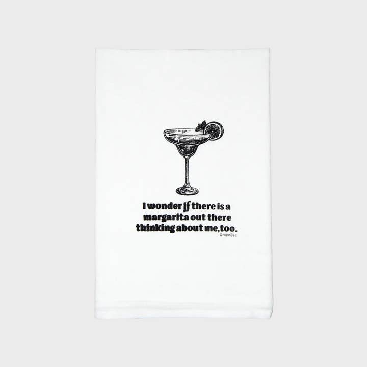 Margarita Kitchen Towel | Tea Towels | Funny Dish Towels for wholesale by Green Bee Tea Towels