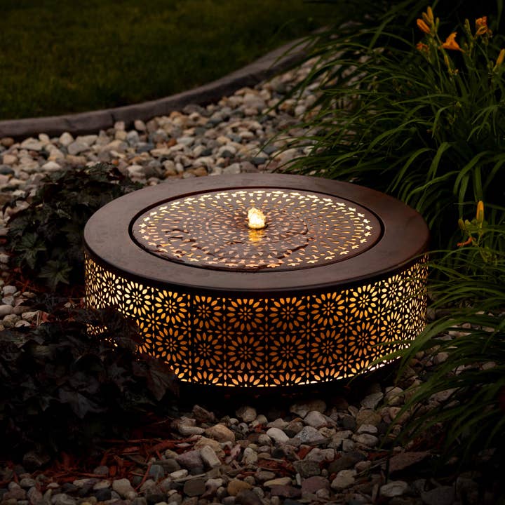 Sullivans Home Decor - Wholesale Outdoor Ornament/Decor - Large Pierced Copper Fountain