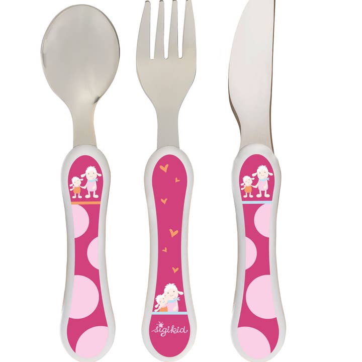 Schnuggi Cutlery Set Sheep for wholesale by sigikid