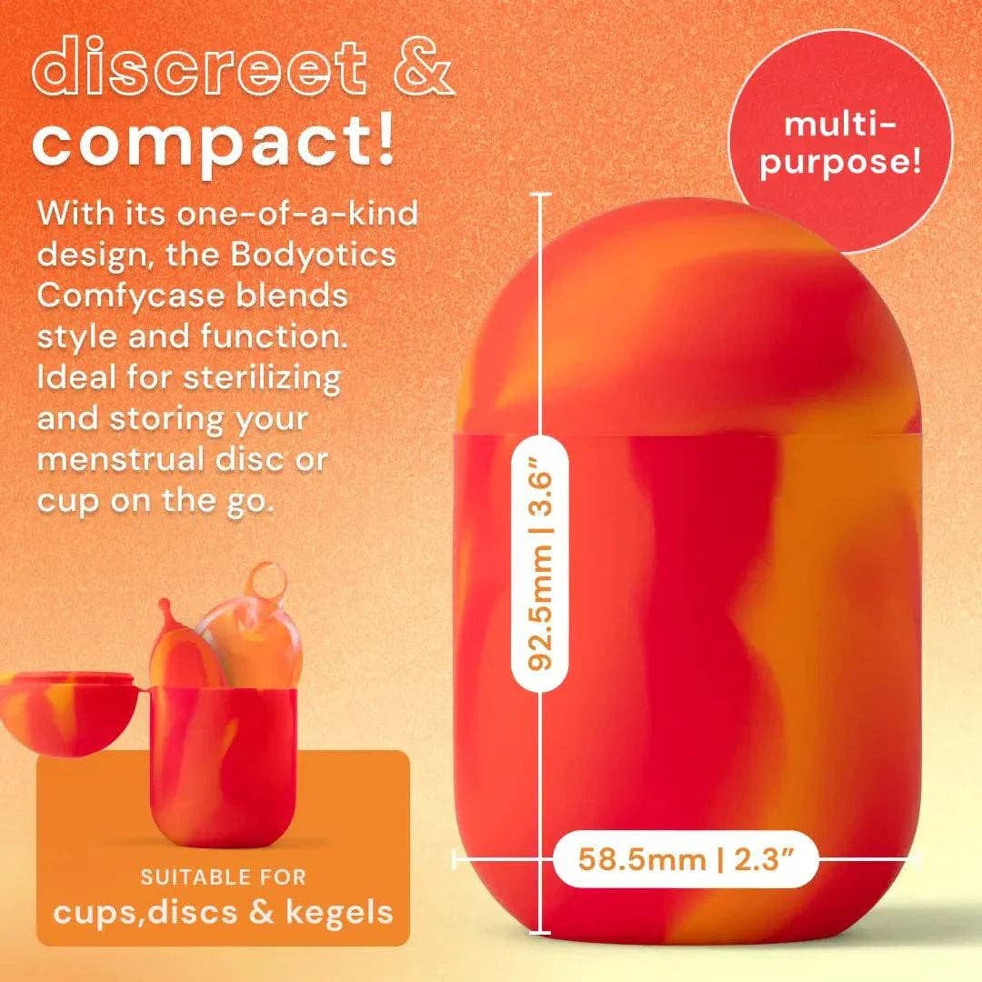 Bodyotics - Wholesale Menstrual Cup - Menstrual Cup Sterilizer: Bodyotics Comfycase for Disc & Cup3