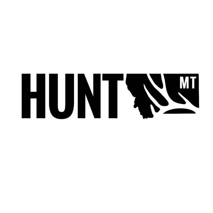 HUNT MONTANA - TRUCK DECAL - MONTANA MULE DEER ANTLER for wholesale by Hunt Montana