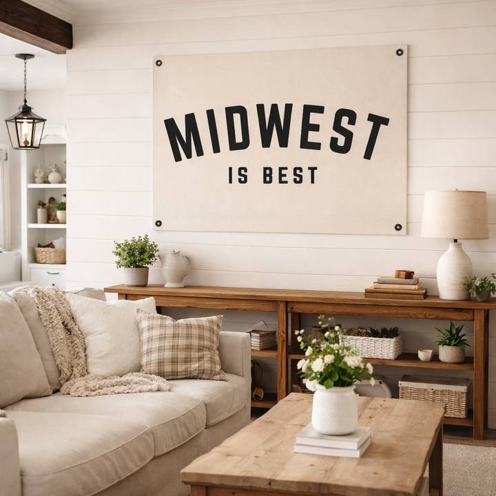 Midwest Is Best for wholesale by Red Barn Canvas