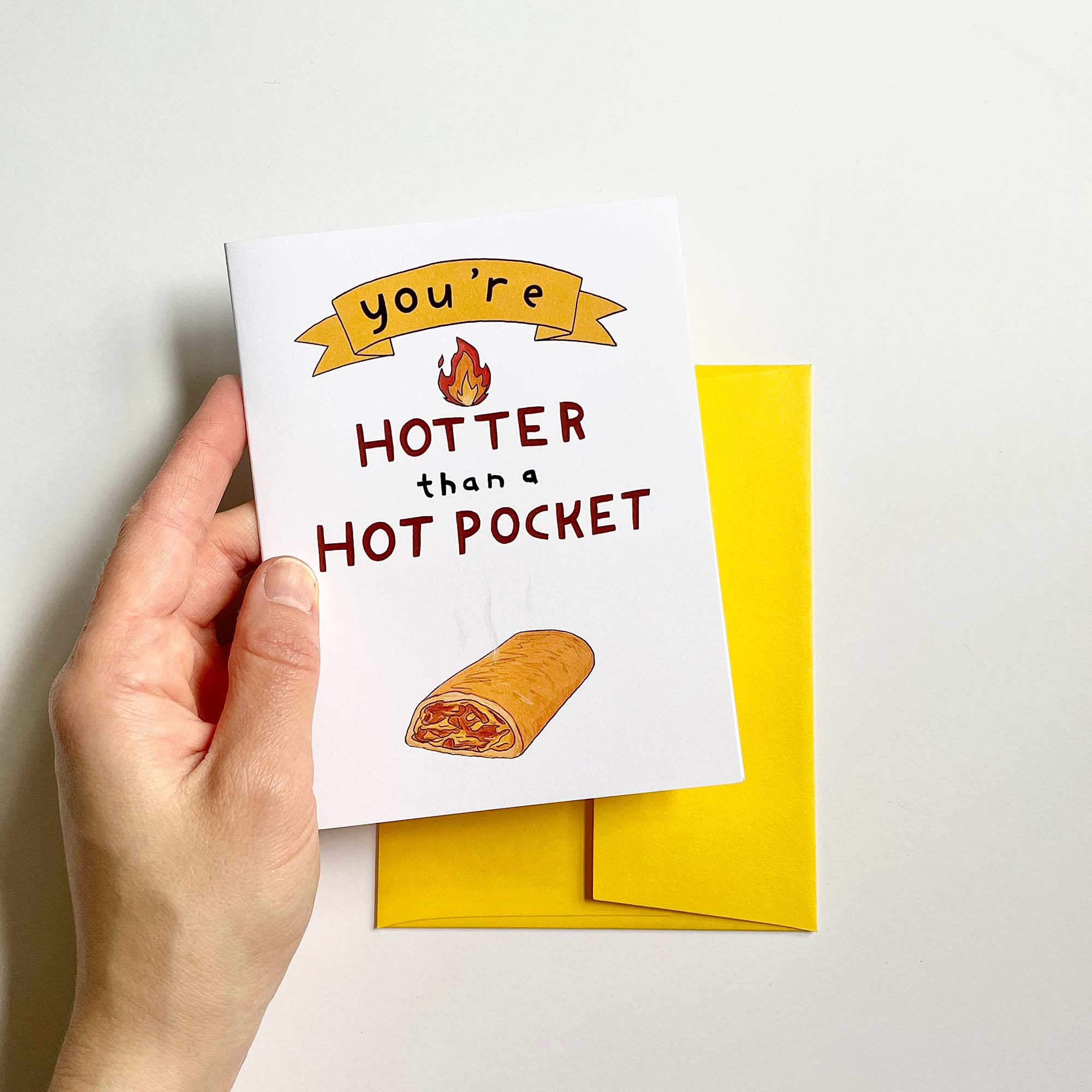 Aviate Press - Wholesale Love Card - Hotter Than A Hot Pocket Love Card5