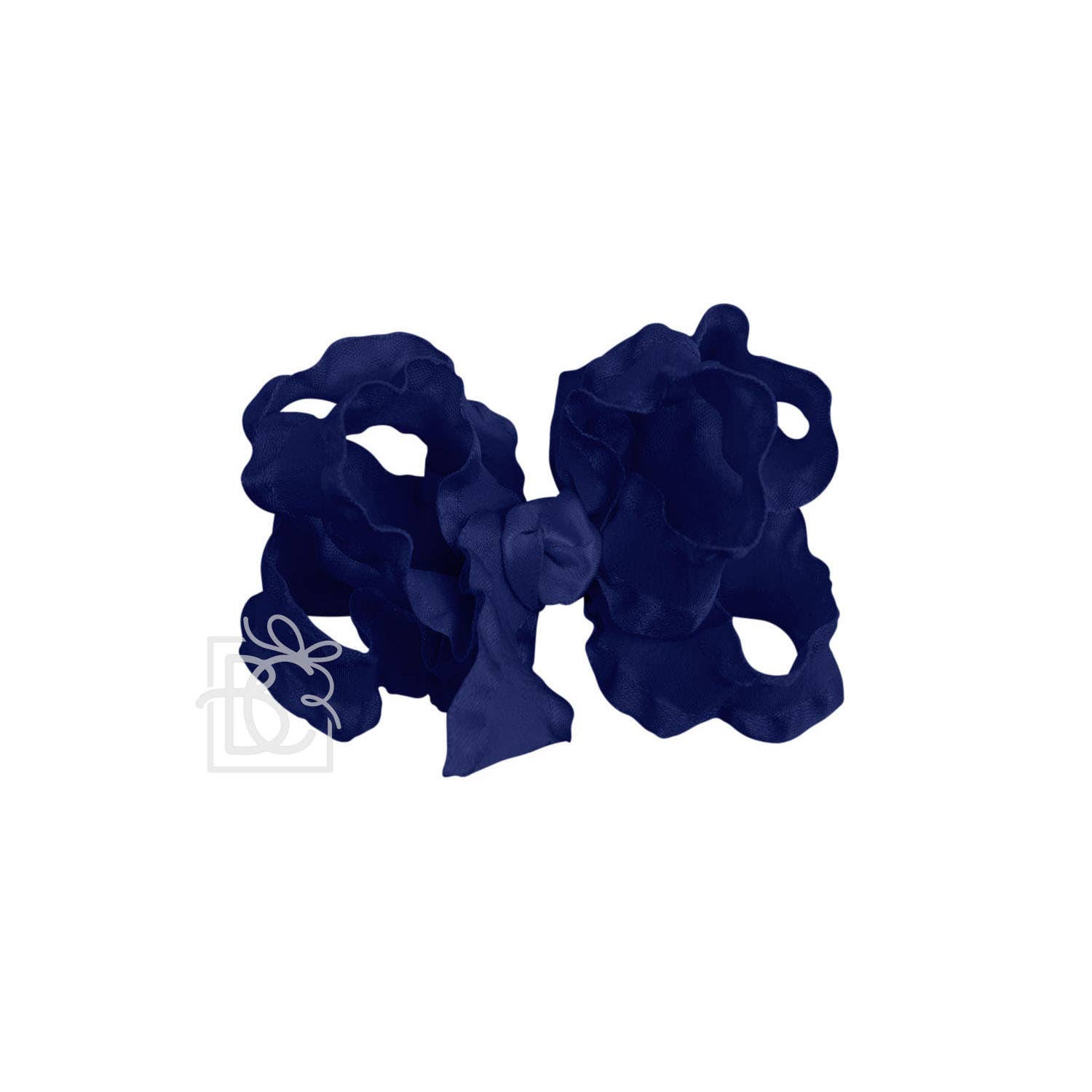 Beyond Creations, LLC - Wholesale Hair Bow - Kids - DOUBLE RUFFLE BOW ON CLIP11
