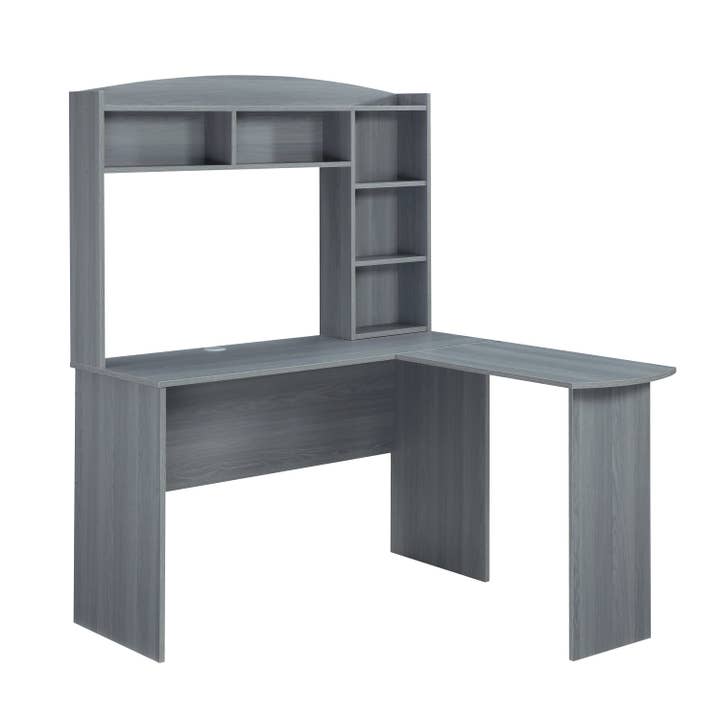 Modern L-Shaped Desk with Hutch for wholesale by RTA Products LLC