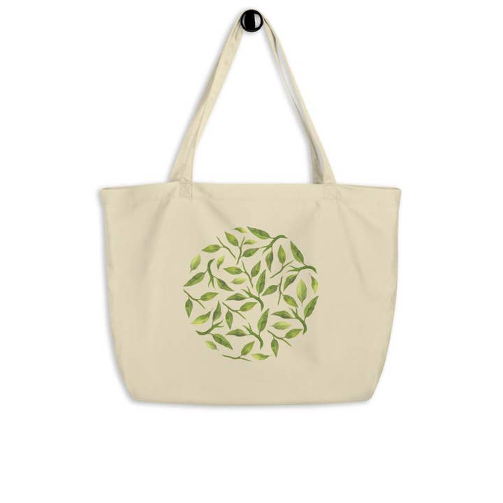 Leaf Large organic Tote Bag for wholesale by Pura Vida