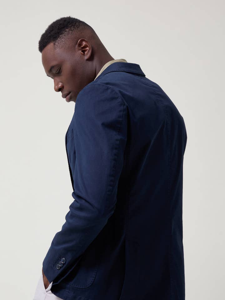 ALTONADOCK - Wholesale Blazer - Men's - Fitted Blue Blazer3