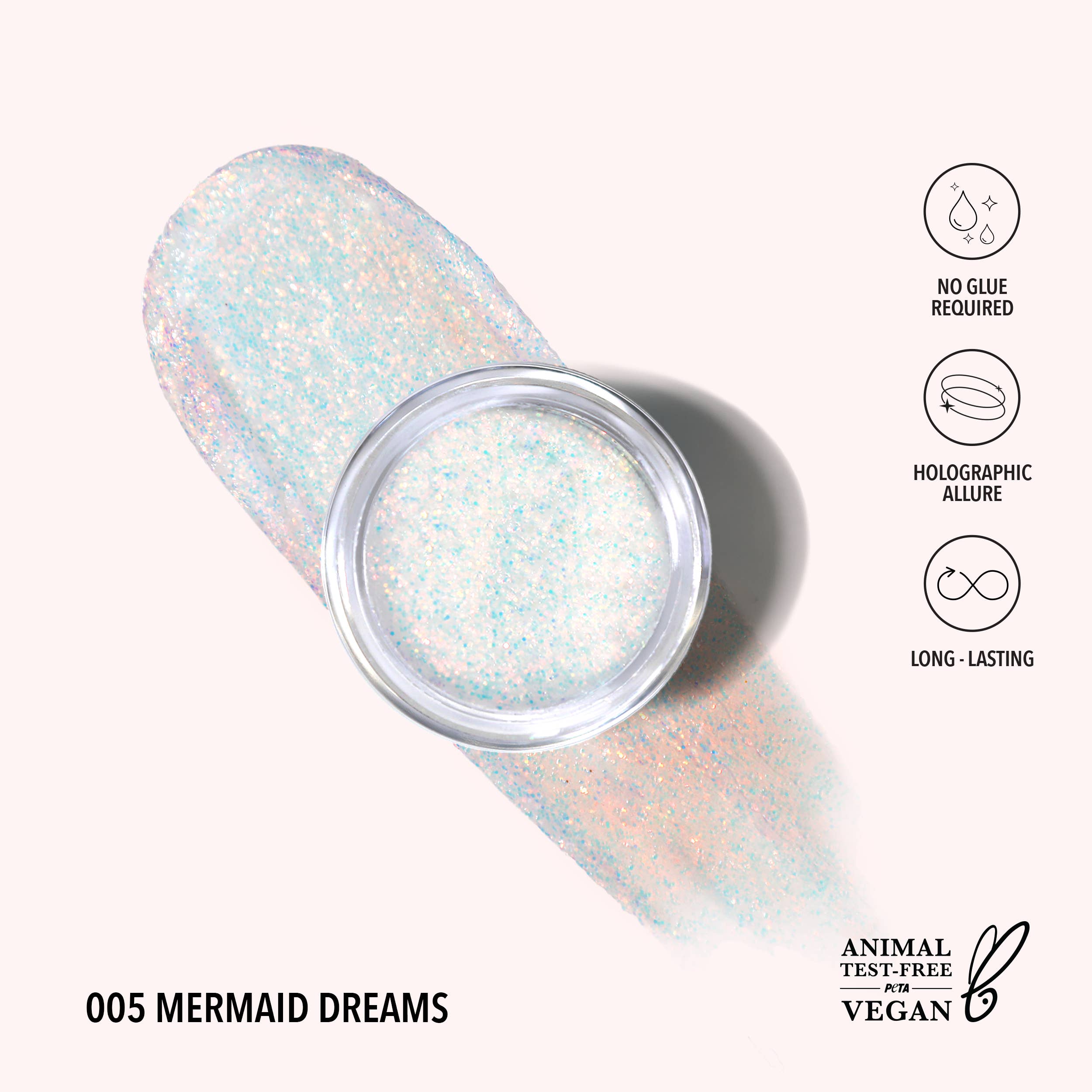 Moira Cosmetics - Wholesale Body Glitter/Shimmer - Hologram Glitter Gel (005, Mermaid Dreams)