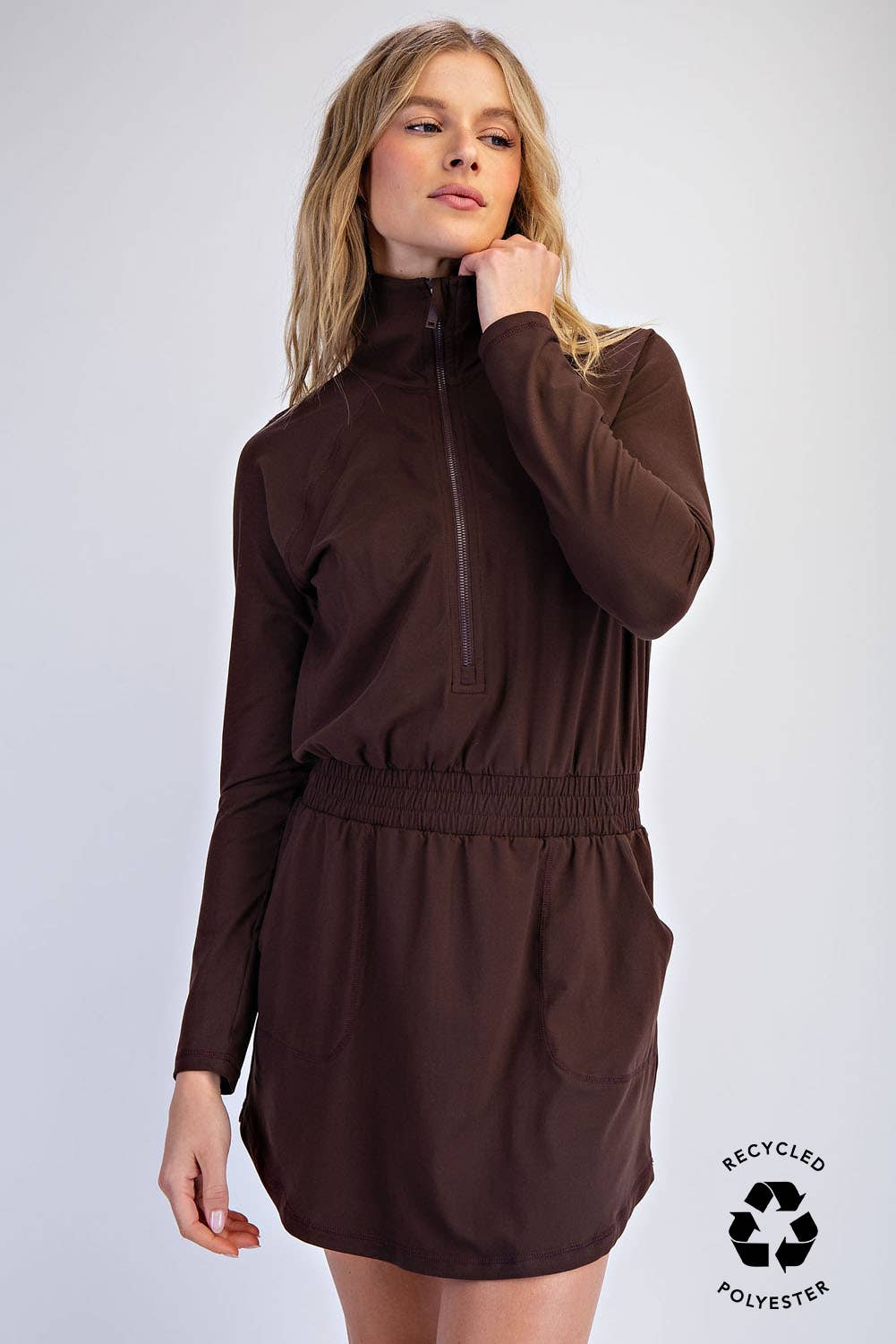 Rae Mode - Wholesale Athletic Skirt - Women's - BUTTER SOFT QUARTER ZIP ROMPERSKIRT19