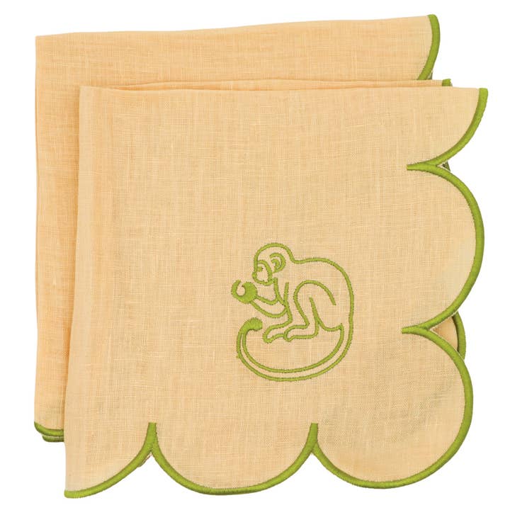Sunlit Moss Napkin - Case of 12 Napkins for wholesale by Ro’Table NYC