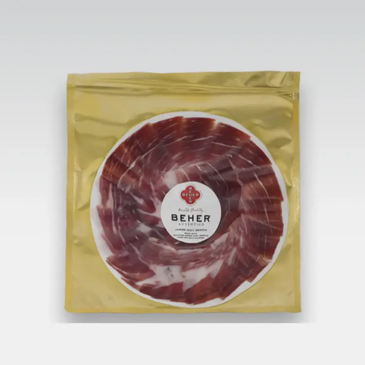 BEHER USA - Wholesale Ham - 100% iberico Jamón Plate 3oz (Retail packaging)1