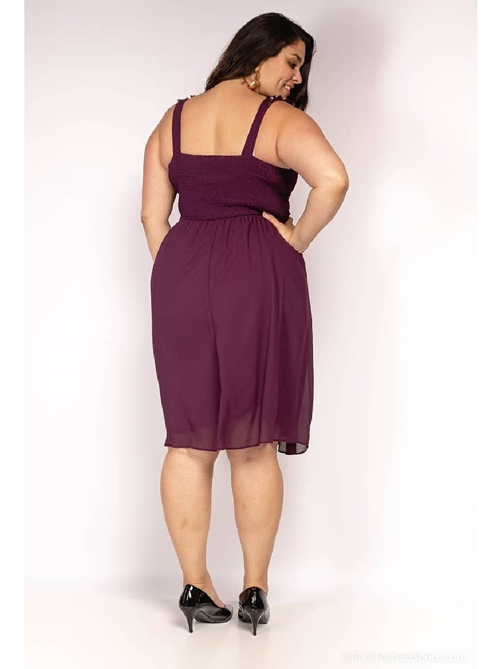 Eva & Lola - Epsilonn - Wholesale Dress - Women's - HM2103-1 - Elegant plus-size dress3