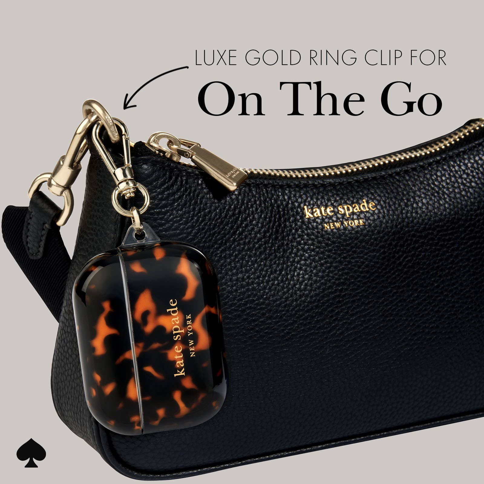 Case-Mate - Wholesale Earphone/Headphone Case - Women's - kate spade new york AirPods Pro 1 & 2 Tortoise Case3