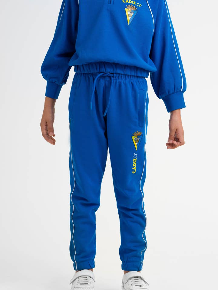 Blauwe joggingbroek meisje - Cádiz CF voor wholesale door Charanga