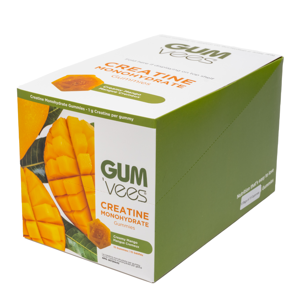 GUM'vees – Engroshandel Kosttilskud og vitaminer – Creatin-gummier – krukke med 90 stk.9