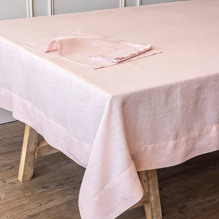 over&back - Wholesale Tablecloth - 100% Linen Tablecloth – 70x10833