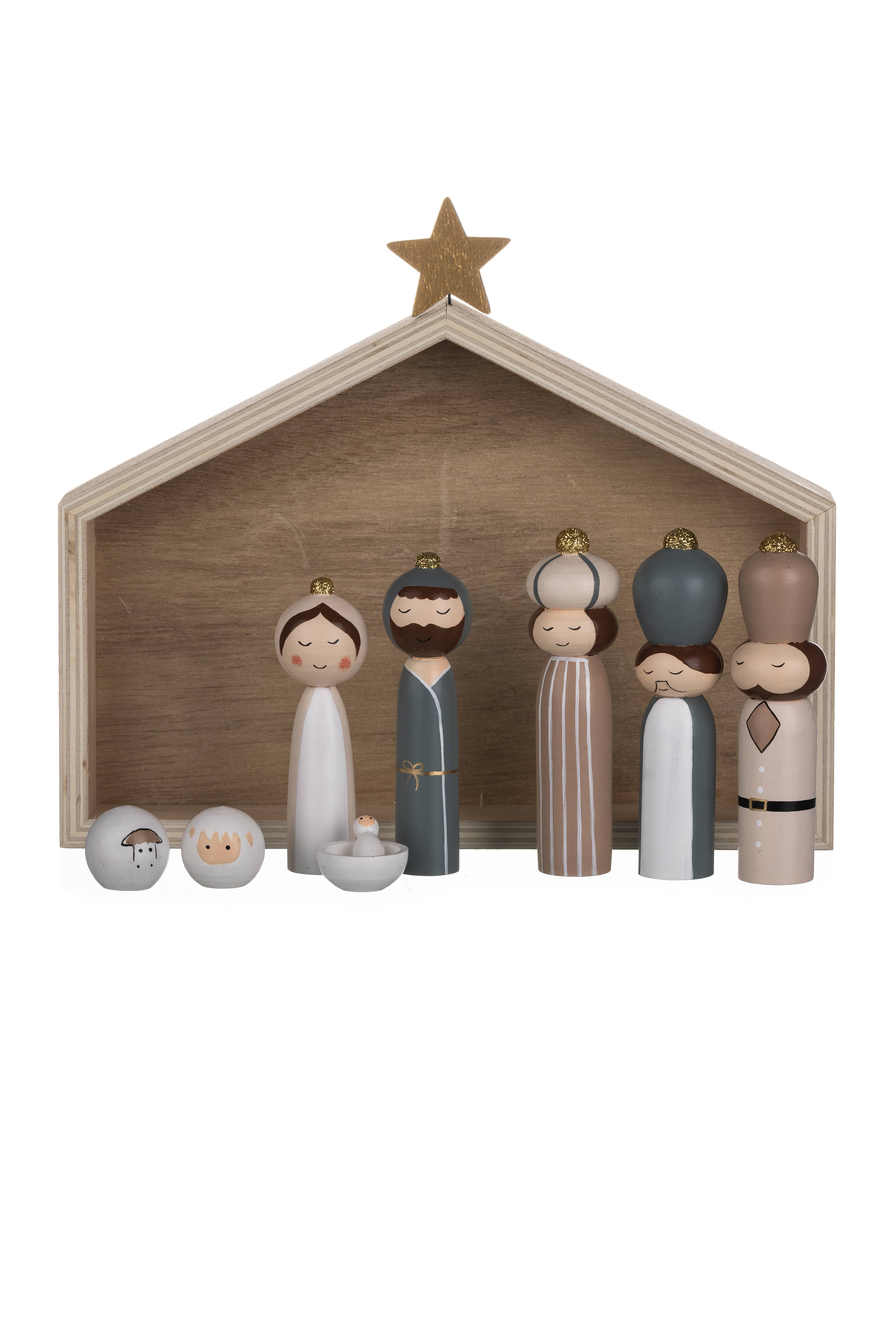 Shoeless Joe Ltd - Wholesale Nativity Scene Decor - Ten Piece Nativity0