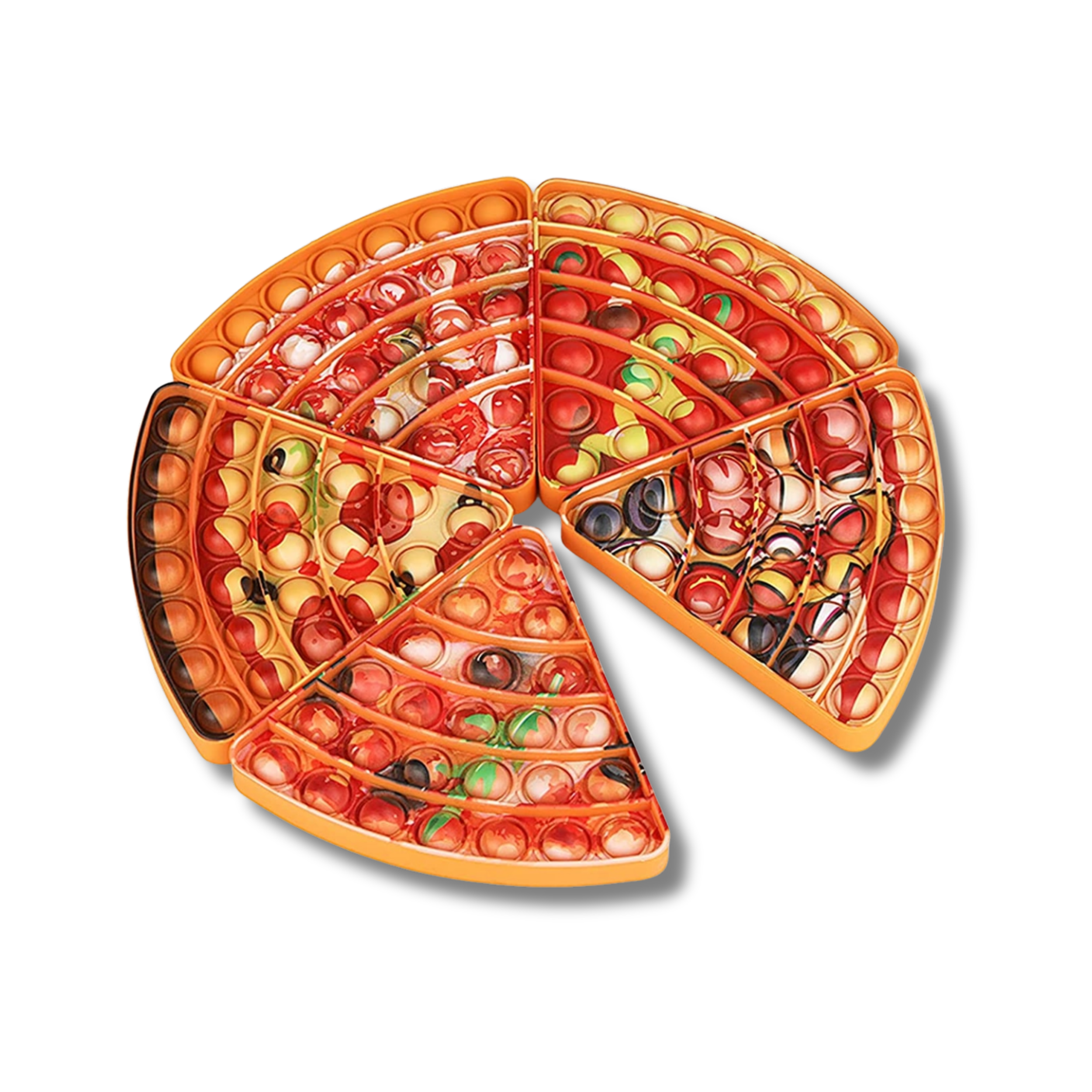 JSBlueRidge Toys - Wholesale Fidget Toy - Kids - Pizza Pop It Stress Relief Fidget Kids Toy3