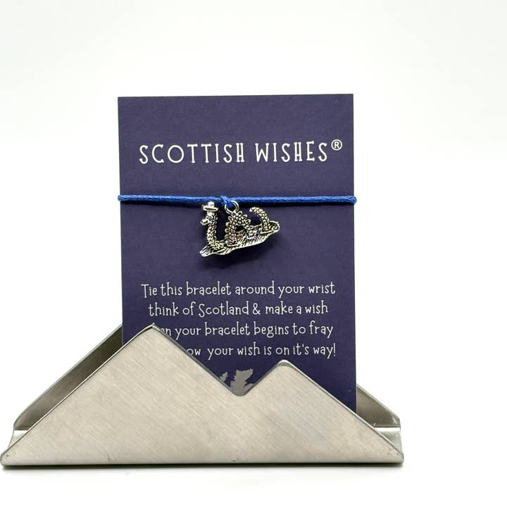 Arran Wishes – Engroshandel Armbånd med vedhæng – Nessie Ønskearmbånd (Loch Ness-uhyret)1