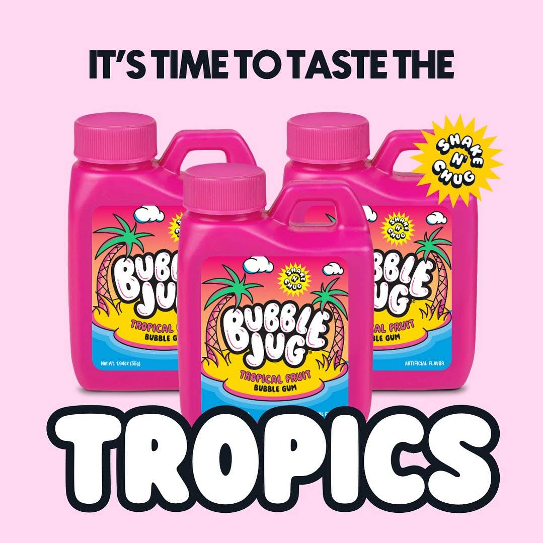 I Got Your Candy - Venta al por mayor Gominolas - Jarra Iconic Candy Bubble Tropical, 1,94 oz, 12 unidades2