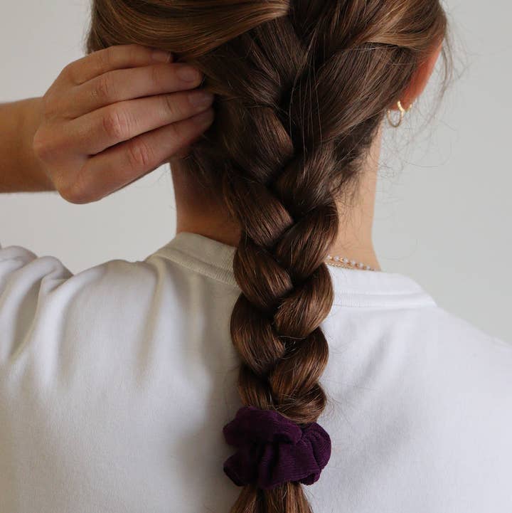 Maho - Wholesale Hair Tie - Gaby purple velvet0