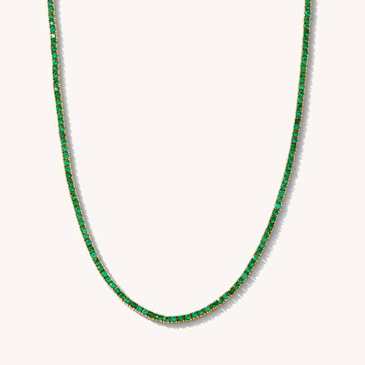 EMERALD EVERYDAY TENNIS NECKLACE and other Purchase Wholesale gold vermeil beads. Free Returns & Net 60 Terms on Faire trending on Faire.