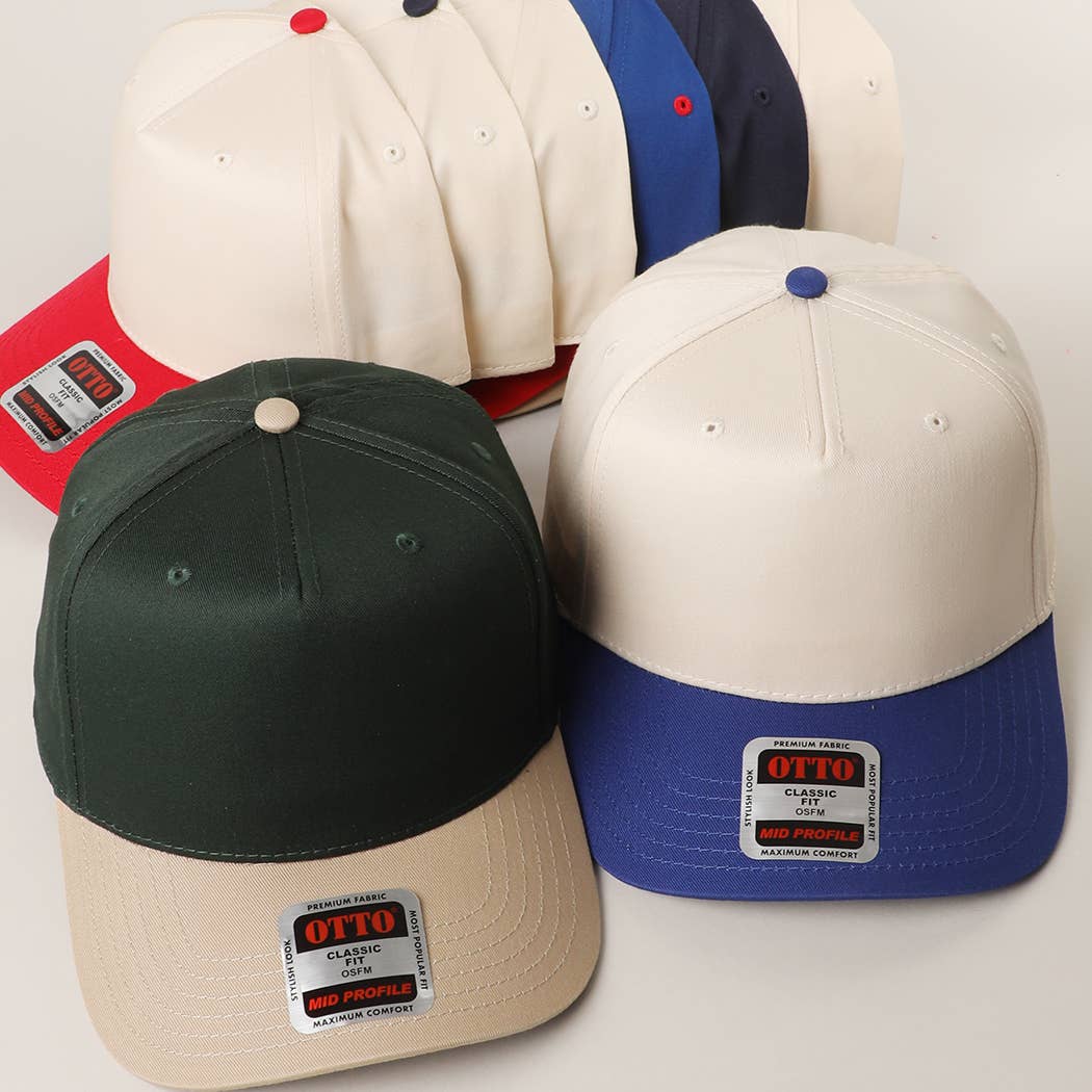 Fashion City - Vendita all'ingrosso Cappellino  da camionista - Unisex - Cappellino Trucker a 5 Pannelli Bicolore con Profilo Medio14