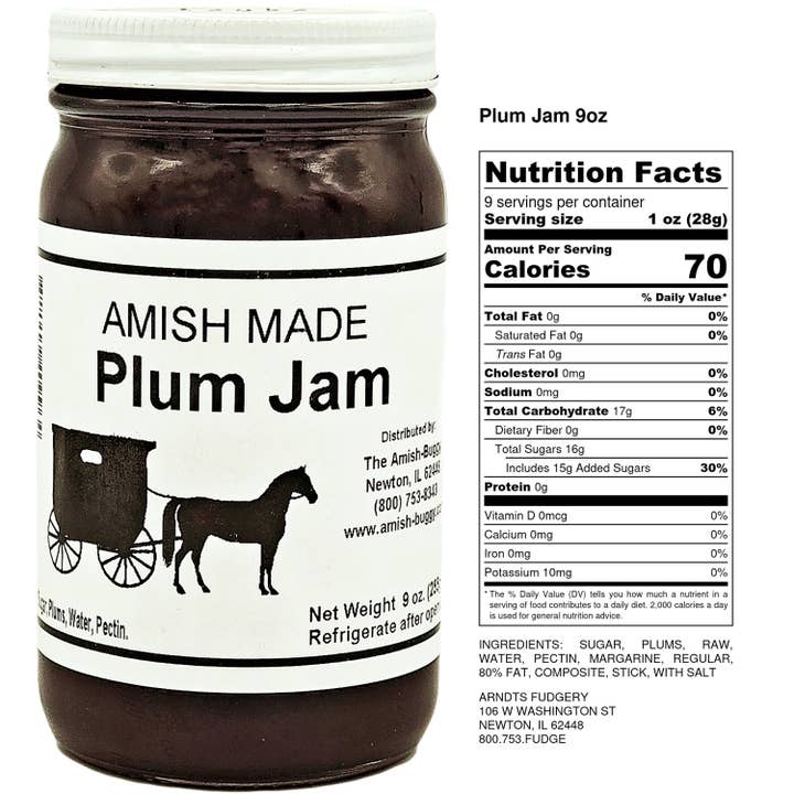 Arndt's Fudgery LLC - Wholesale Jam/Jelly - Amish made Jam and Jellies - 8 oz.30