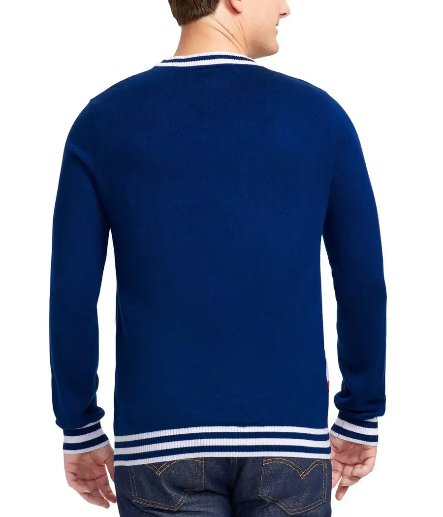 Tipsy Elves – wholesale Pullovertröja - Herr – Tomtens stockeld på elden tröja - Herrarnas roliga jultröja1