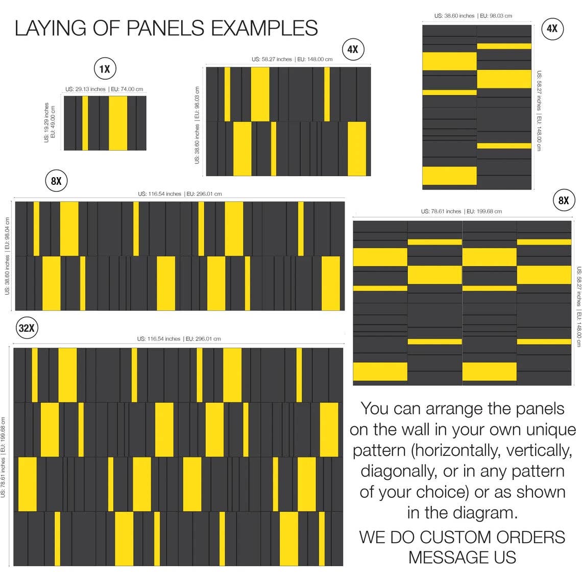 Guipp-Decor - Decoriy - Wholesale Decorative Panel - Dark Grey and Gold 3D Wall Panels2