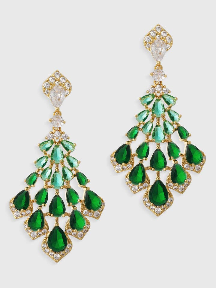 Vintage Cascade Teardrop Dangle Earrings for wholesale by BABEYOND