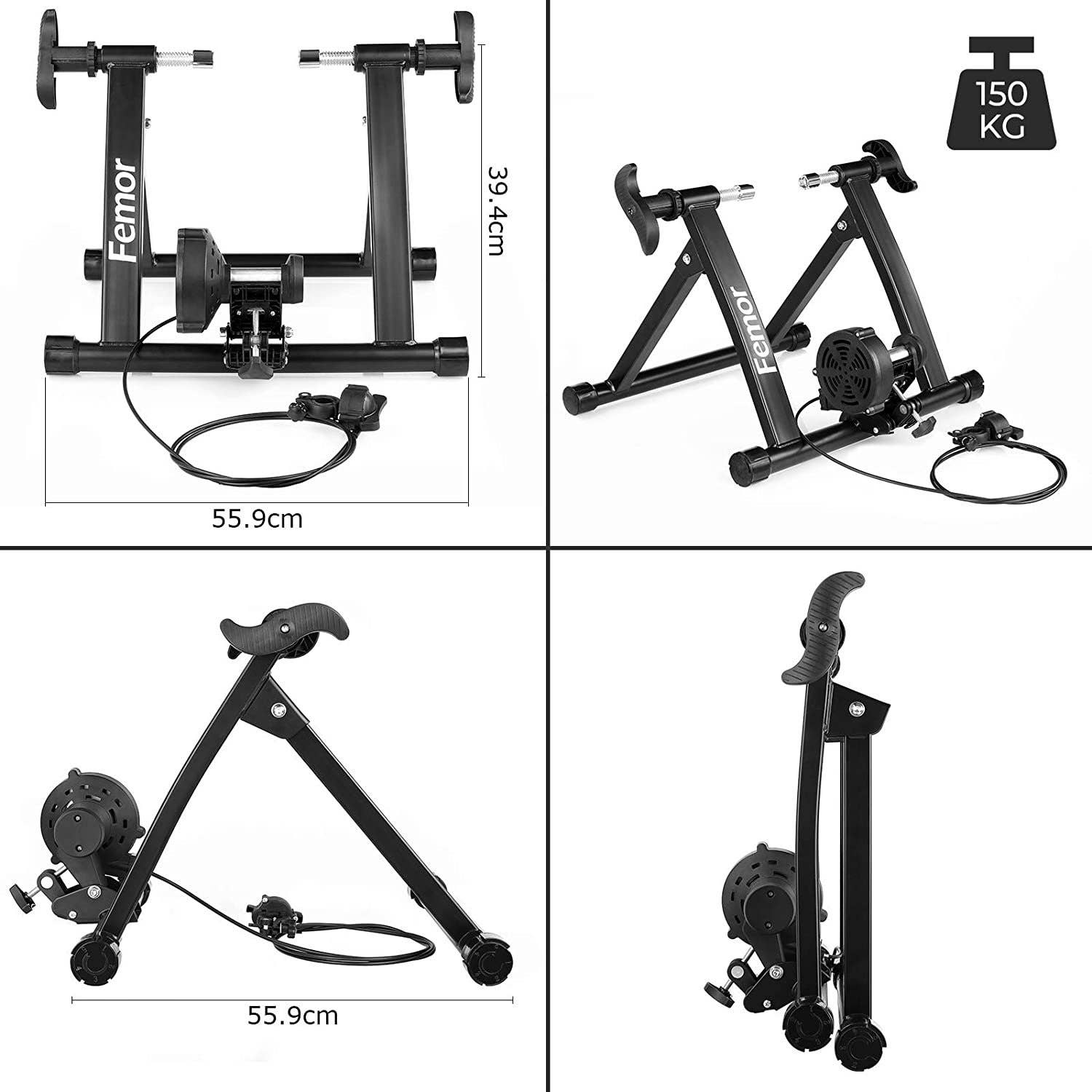 Above Edge - Wholesale Sporting Accessories - Bike Trainer Stand, 8 Level Magnetic Resistance Indoor Exerc1