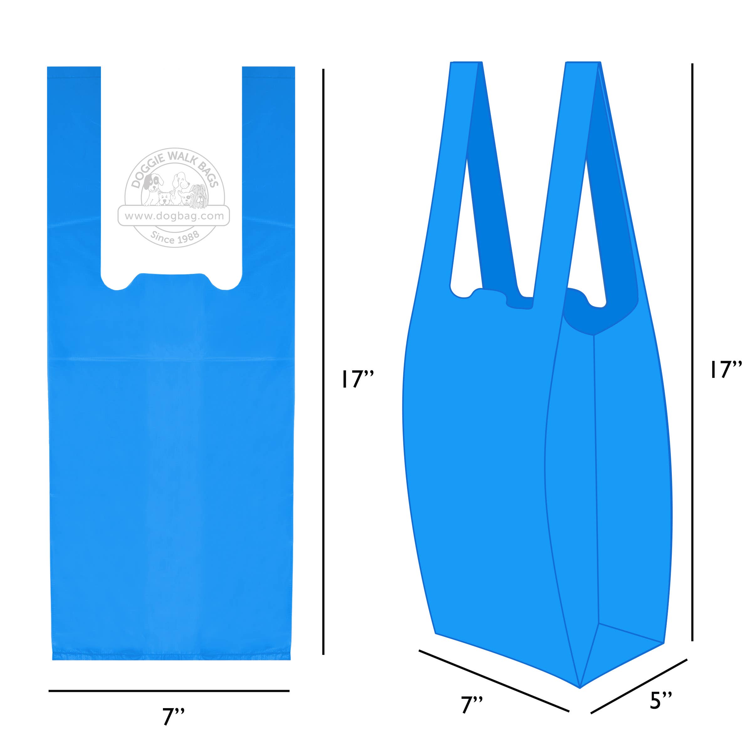 Doggie Walk Bags - Wholesale Pet Poop Bag - 4200 Tie Handle Poop Bags, Double Case, More Options1